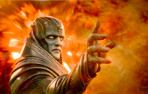 Oscar Isaac in una scena di X-Men: Apocalisse