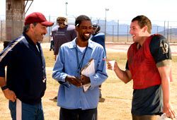 Burt Reynolds, Chris Rock e Adam Sandler in L'altra sporca ultima meta