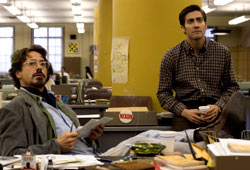 Robert Downey Jr e Jake Gyllenhaal in Zodiac